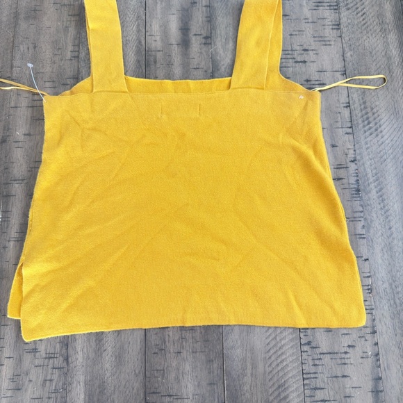 Anthropologie knit Mustard Top - Picture 2 of 8